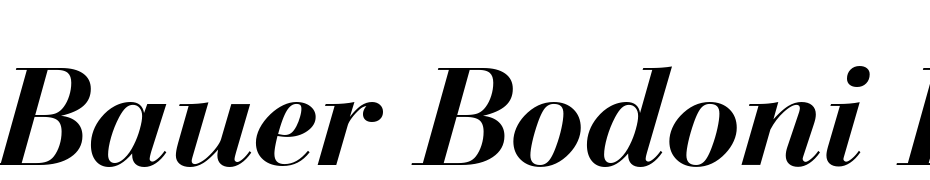 Bauer Bodoni Bold Italic BT Polices Telecharger